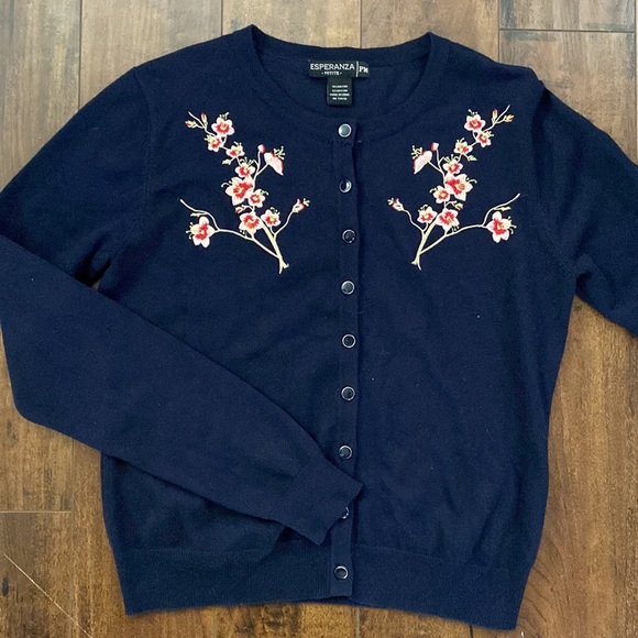 ESPERANZA Black Cardigan - Picture 2 of 3